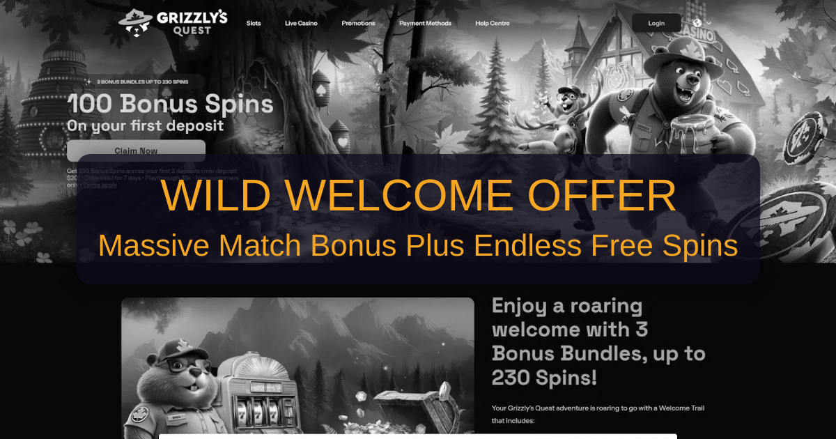 Grizzlysquest Casino: Your Official Canadian Online Casino